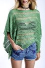 BOHO Pullover - grün