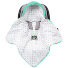 Einschlagdecke Babyschale StrickDecke 100% Baumwolle für Kinderwagen Buggys 1039