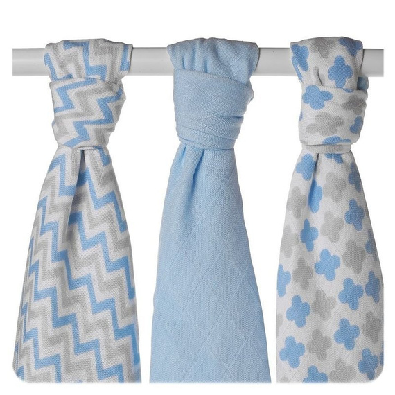 SweetDreams Baby Musselin Bambus Swaddle Decke Tücher - 70 x 70 cm Feder Design Baby Swaddle Wrap, Aufstoßen Tuch & Deck Kinderwagen - Pucktücher 1035-1