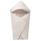 Einschlagdecke aus Waffelstoff für den Sommer 100% Baumwolle Baby Decke für Autositz Kuscheldecke Kinderwagedecke Für Kinderwagen Buggys z.B. Maxi Cosi Rosa Beige 3 Punkt Gurt (1038)