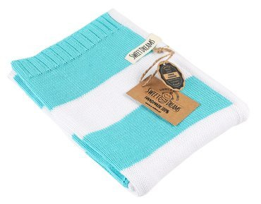 Baby und Kinder Decke aus 100% organic cotton-Fasern für Jungen und Mädchen, Öko-Tex 100 Standard, hypoallergen, nachhaltig, 70 x 90 cm, COLOR (1018)