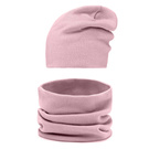 Mikos komplet dwuwarstwowy czapka szalik komin 695