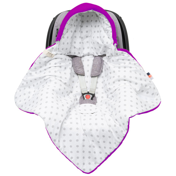 Einschlagdecke Babyschale StrickDecke 100% Baumwolle für Kinderwagen Buggys 1039