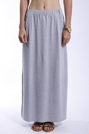 Mikos Damen Rock Langer Maxi-Rock Boho-Style Sommer-Rock mit elastischem Bund 36/38/40 (247)