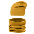 Mikos komplet dwuwarstwowy czapka szalik komin 695