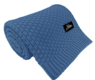Mikos* Kuscheldecke Babydecke Strickdecke Baby Kinder Decke mit Zopfmuster Öko-Tex 100x80cm/100x120cm (1033)