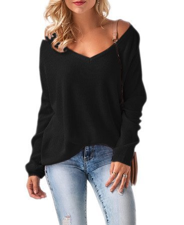 Pullover mit V-Ausschnitt 694