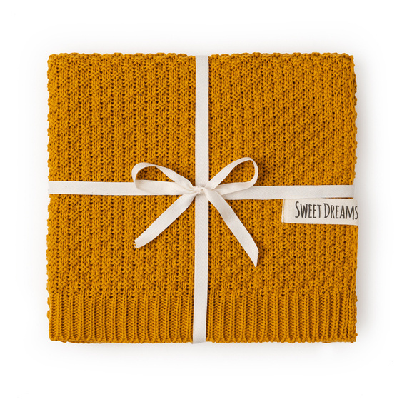 Mikos* Kuscheldecke Babydecke Strickdecke Baby Kinder Decke mit Zopfmuster Öko-Tex 100x80cm/100x120cm (1033)