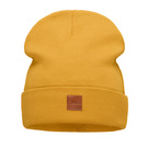 Mikos komplet damski młodzieżowy komin czapka 703 musztardowy