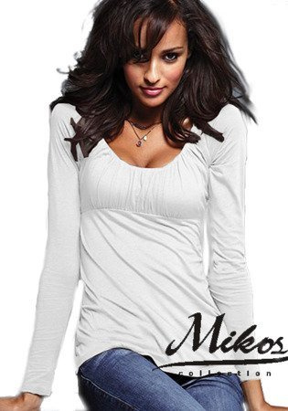 MIKOS*Damen Sexy Bluse Tunika Blouse unterstreicht Büste!! Farbwahl!! S M L 36 38 40 (152)