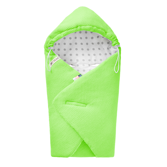 Einschlagdecke Babyschale StrickDecke 100% Baumwolle für Kinderwagen Buggys 1039