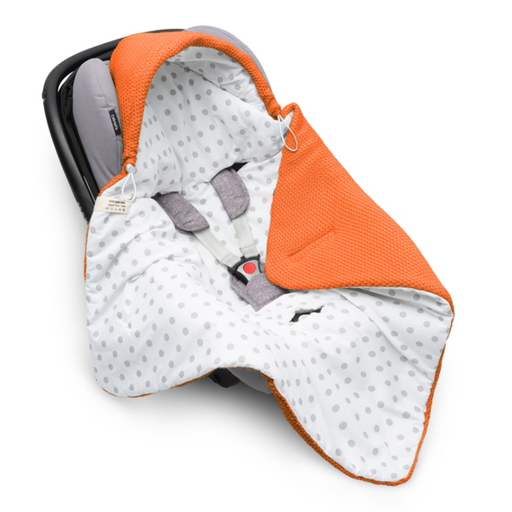 Einschlagdecke Babyschale StrickDecke 100% Baumwolle für Kinderwagen Buggys 1039