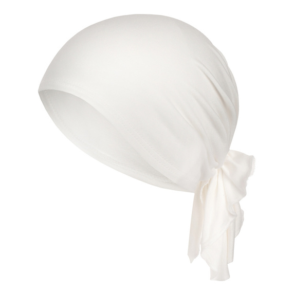 Mikos chustka chusta bambusowa czapka turban nakrycie głowy także po chemii chemioterapii 702 biały