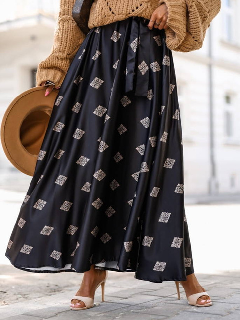 Rozkloszowana maxi spódnica Cocomore