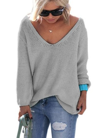 Pullover mit V-Ausschnitt