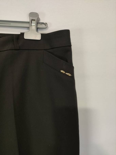 BB spodnie damskie klasyczne proste czarne