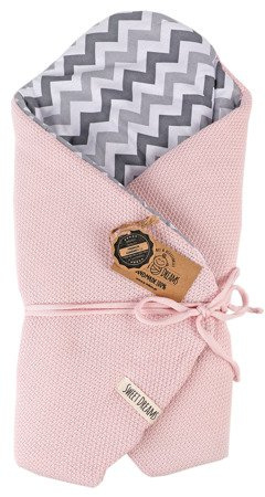 SweetDreams Baby Einschlagdecke, Schlafsack, Wickeldecke für Neugeborene und Kleinkinder, 100% Baumwolle 0-12 Monate, super weich, 75 x 75 cm (1024)