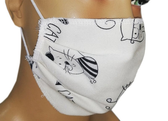 dreischichtige Baumwollhygienemaske