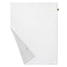 Babydecke Sommer Decke, Strickdecke ohne Füllung, 100% Baumwolle Baby Neugeborenen Junge Mädchen, Kuscheldecke Baumwolldecke Krabbeldecke für Kinderwagen weich 75x100  (1040) (Grau/Graue Tupfen)