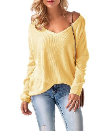 Pullover mit V-Ausschnitt 694