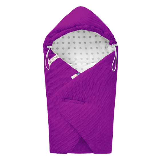 Einschlagdecke Babyschale StrickDecke 100% Baumwolle für Kinderwagen Buggys 1039