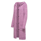 Damen Strick Jacke Mantel Pullover Neu mit Kapuze Beige Grau Warm