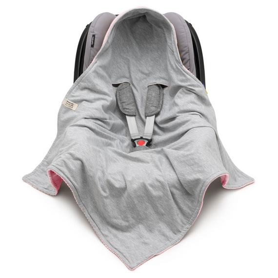 Einschlagdecke Babyschale StrickDecke 100% Baumwolle für Kinderwagen Buggys 1039