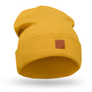 Mikos komplet damski młodzieżowy komin czapka 703 musztardowy