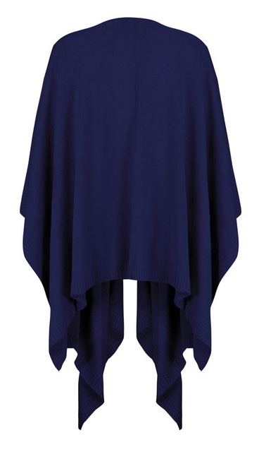 Mikos Poncho Lang Cardigan Asymmetric Strickjacke Modischer Schnitt (991)