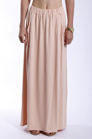 Mikos Damen Rock Langer Maxi-Rock Boho-Style Sommer-Rock mit elastischem Bund 36/38/40 (247)