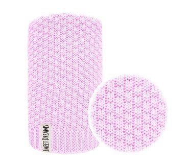 Mikos* Kuscheldecke Babydecke Strickdecke Baby Kinder Decke mit Zopfmuster Öko-Tex 100x80cm/100x120cm (1033)