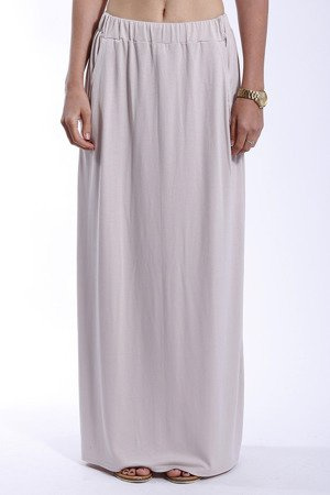 Mikos Damen Rock Langer Maxi-Rock Boho-Style Sommer-Rock mit elastischem Bund 36/38/40 (247)