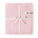 Mikos* Kuscheldecke Babydecke Strickdecke Baby Kinder Decke mit Zopfmuster Öko-Tex 100x80cm/100x120cm (1033)