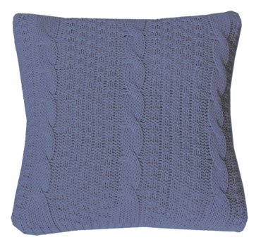 Poszewka dekoracyjna na poduszkę warkocz 45X45 1013 jeans