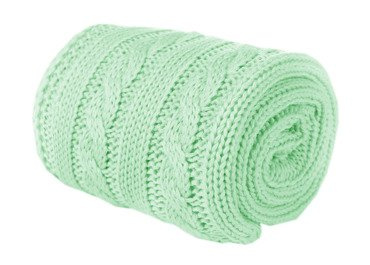 Mikos* Kuscheldecke Babydecke Strickdecke Baby Kinder Decke mit Zopfmuster Öko-Tex 100cm x 90cm (1003)