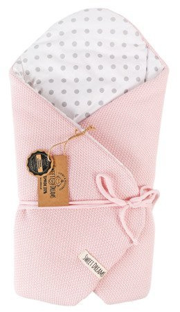 SweetDreams Baby Einschlagdecke, Schlafsack, Wickeldecke für Neugeborene und Kleinkinder, 100% Baumwolle 0-12 Monate, super weich, 75 x 75 cm (1024)