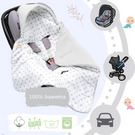 Einschlagdecke Babyschale StrickDecke 100% Baumwolle für Kinderwagen Buggys 1039