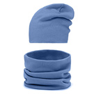 Mikos komplet dwuwarstwowy czapka szalik komin 695