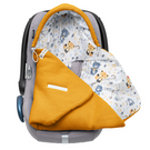 Einschlagdecke Babyschale StrickDecke 100% Baumwolle für Kinderwagen Buggys 1039