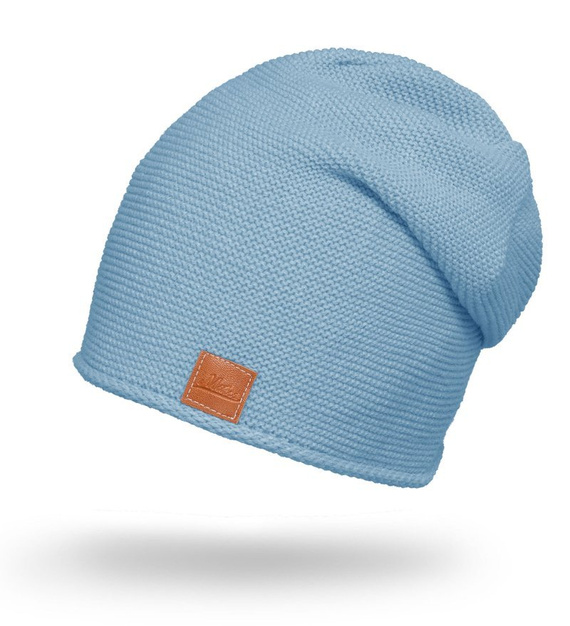 Czapka damska wiosenna letnia na lato czapka jesienna zimowa cienka czapka dzianinowa kolarska rowerowa do biegania w góry beanie 699 jeans