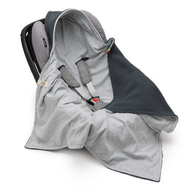 Einschlagdecke Babyschale StrickDecke 100% Baumwolle für Kinderwagen Buggys 1039