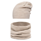 Mikos* Winter Set II Trendige Termo Winter Set Mütze und Loopschal II Schal-Mützen-Kombi Unisex (695)