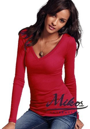 NEU Mikos* Damen Sexy T-Shirt Bluse Blouse Farbwahl Super Material S/M M/L WIKI