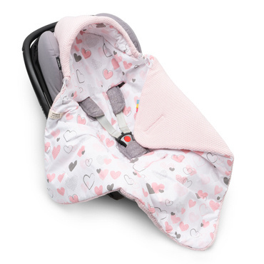 Einschlagdecke Babyschale StrickDecke 100% Baumwolle für Kinderwagen Buggys 1039