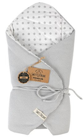 SweetDreams Baby Einschlagdecke, Schlafsack, Wickeldecke für Neugeborene und Kleinkinder, 100% Baumwolle 0-12 Monate, super weich, 75 x 75 cm (1024)