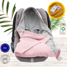 Einschlagdecke Babyschale StrickDecke 100% Baumwolle für Kinderwagen Buggys 1039