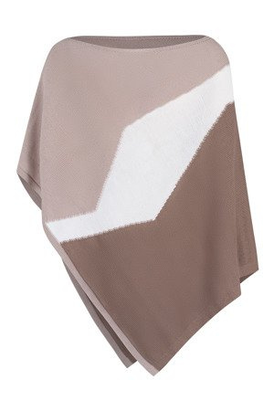 Mikos sweter damski asymetryczny ponczo poncho 640
