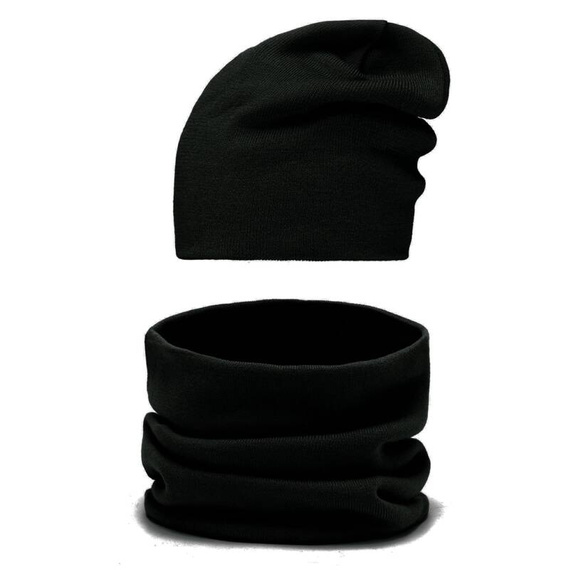 Mikos* Winter Set II Trendige Termo Winter Set Mütze und Loopschal II Schal-Mützen-Kombi Unisex (695)