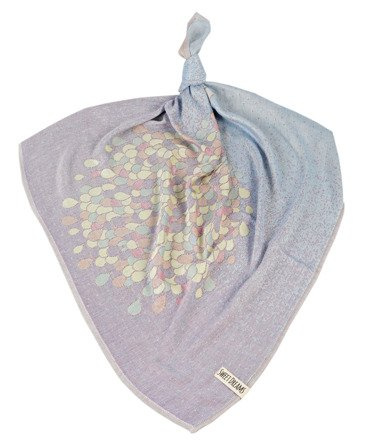 SweetDreams Baby Musselin 100% Bambus Swaddle Decke Tücher - 75x75 cm Feder Design Baby Swaddle Wrap, Aufstoßen Tuch & Deck Kinderwagen - Pucktücher 1023-5