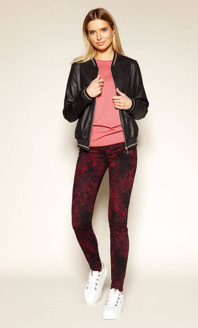 Zaps kurtka bomberka z podszewką na suwak czarny